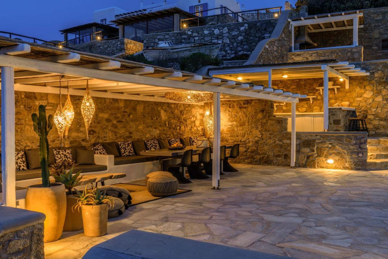 Cosset Villa Bohochic Sea&Harbourview And Sunset By One-Villas Ornos  Exterior foto